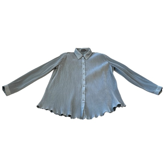 PrettyLittleThing Blue Ribbed 2pc Co-Ord Set - Picture 5 of 5